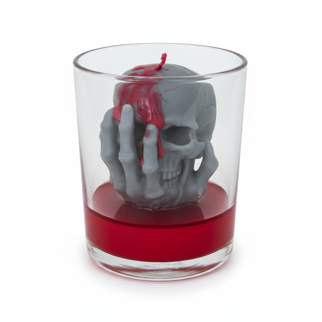 Skull Grip Horror Candle (1042)
