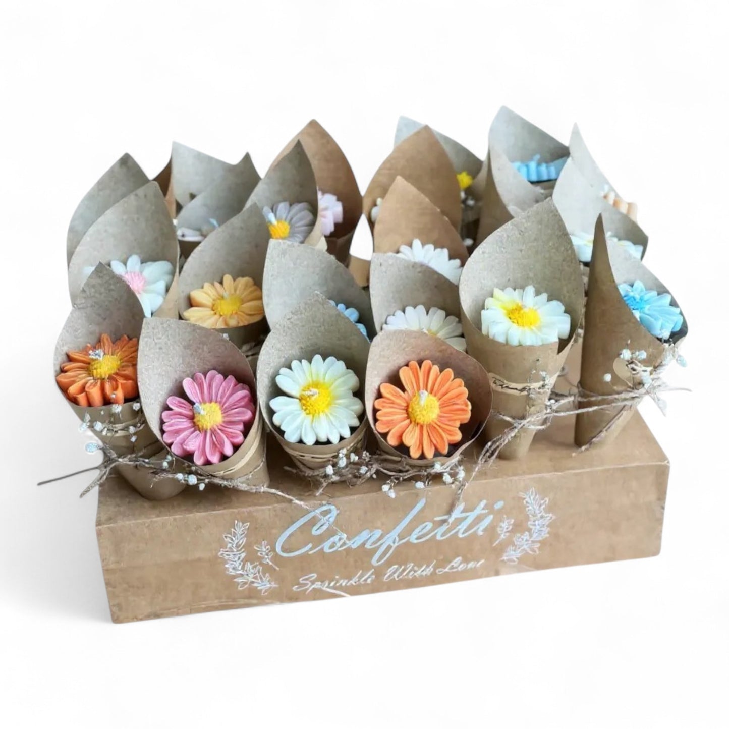 Blooming Cone Candle