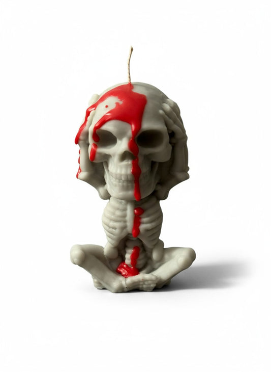 Skull Meditation Candle (1050)