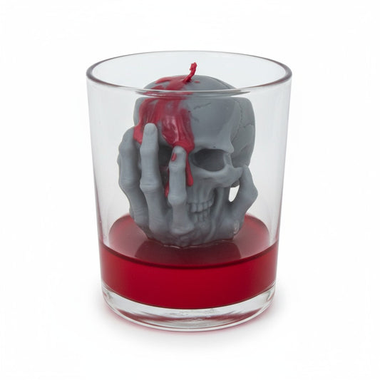Skull Grip Horror Candle (1042)