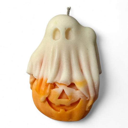 Pumpkin Ghost Candle (1048)