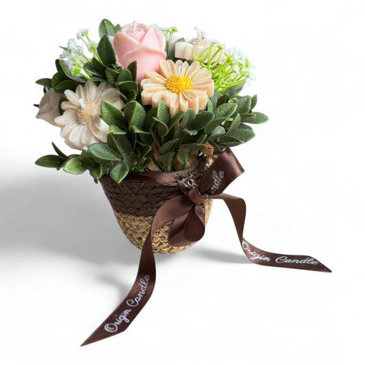 Elegant Floral Basket
