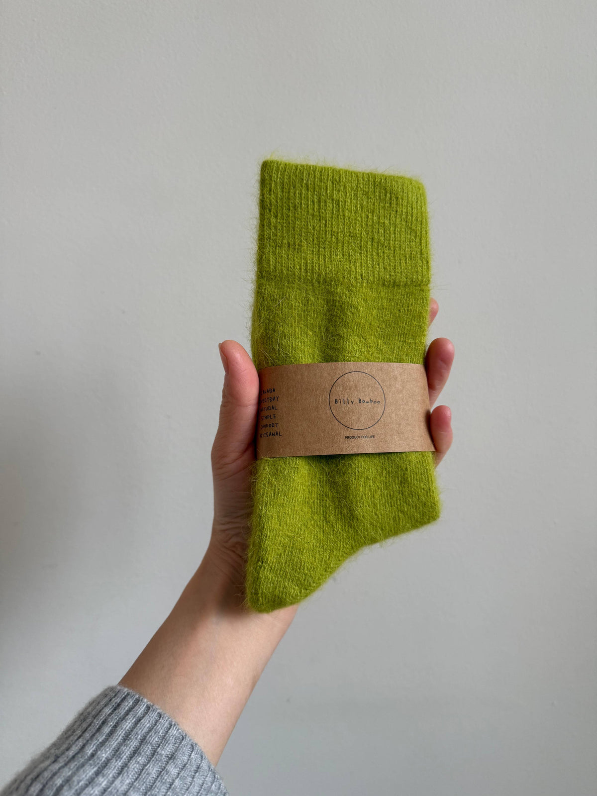 Fluffy Angora Blend Socks
