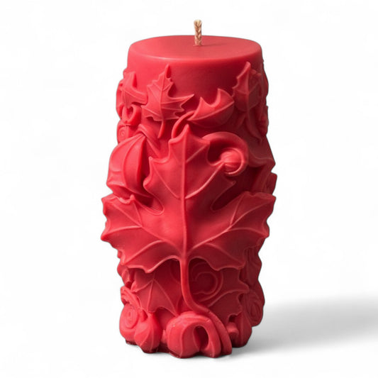 Autumn Maple Pillar Candle (1058)